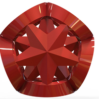 Ribboned Stars Christmas Tree Ornament (Large)   - Thumbnail 1