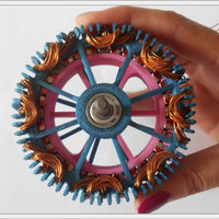 Radial low-RPM Halbach array PM Generator with serpentine coils. - Thumbnail 4