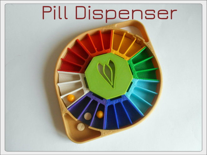 3d Printed Pill Dispenser 3D Print 93586