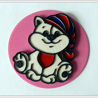 Nightlight "Funny kitten"  - Thumbnail 2