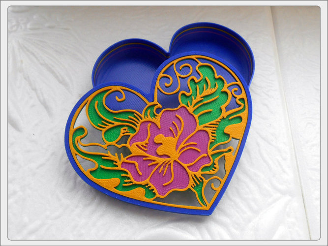 "Heart" box. 3D Print 93607