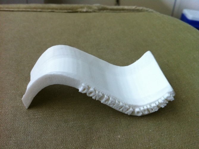 Broad Sine Wave Spoon 3D Print 93663