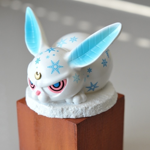 Evil snow bunny