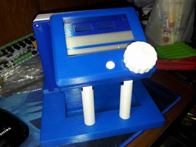 rumba large lcd diplay case remix  and base added 3D Print 93815