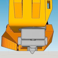E3D V6 bowden Fan duct for Kossel - Thumbnail 3
