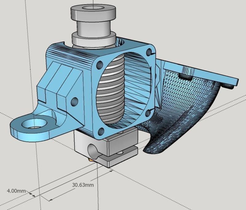 Proximity switch mount for Mini Kossel