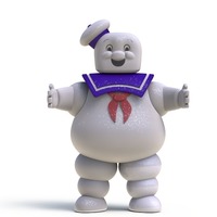 Small Ghostbusters stay puft Marshmallow man 3D Printing 94048