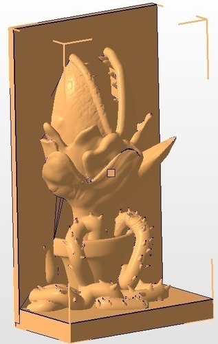 PLANT-EATER Book End 3D Print 94076