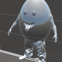 Small EL huevo que chupa 3D Printing 94136