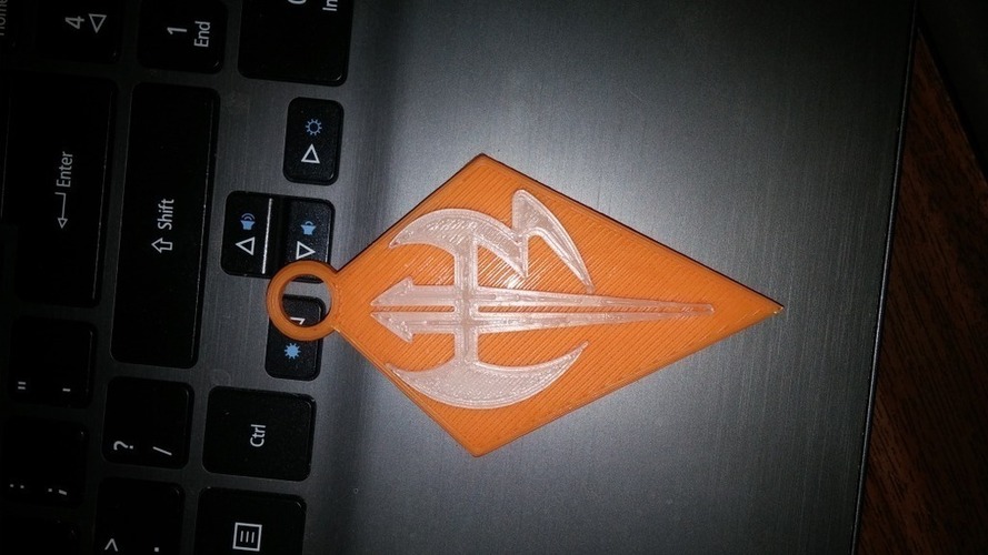 Jeff Hardys Logo Keychain 3D Print 94152