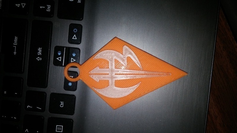 Jeff Hardys Logo Keychain