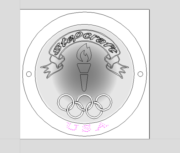 STEPCRAFT Olympics Plaque 3D Print 94203