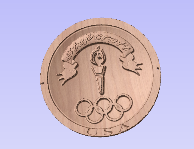 STEPCRAFT Olympics Plaque 3D Print 94205