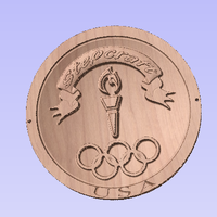 Small STEPCRAFT Olympics Plaque 3D Printing 94205