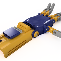"Spock" Basketball Prosthetic Hand - Thumbnail 2
