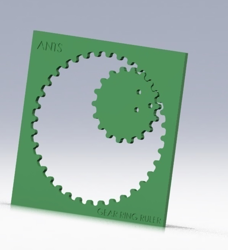 GEAR RING RULER www.antsdesigntm.com  ANTS 3D only US$200