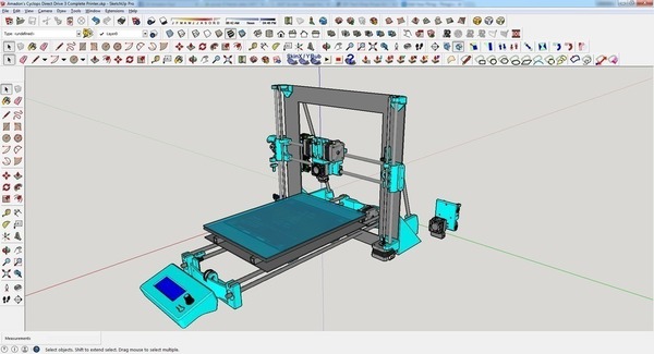 Amadon's Prusa i3 - Wilson hybrid complete printer