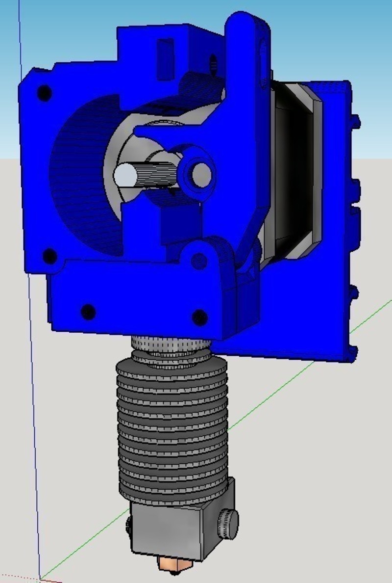 E3D V6 Single Direct Drive System
