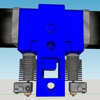 Compact Prusa i3 E3D V6 Dual or single Extruder V2 - Thumbnail 3