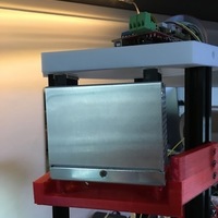 Small MIWI Power Supply Mount For Kossel Printer - 100 Watt 3D Printing 94302