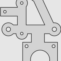 Metal Car - Kossel Metal Carriage for Vslot 2020 - Thumbnail 3