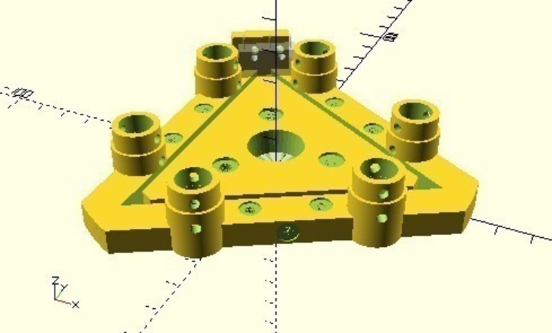 Switchfector(Improved) - Kossel Magnetic Effector with Z Endstop