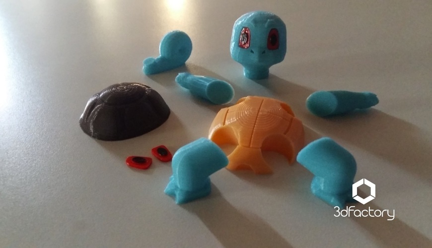 Pokemon Go Squirtle  3dFactory Brasil 3D Print 94319