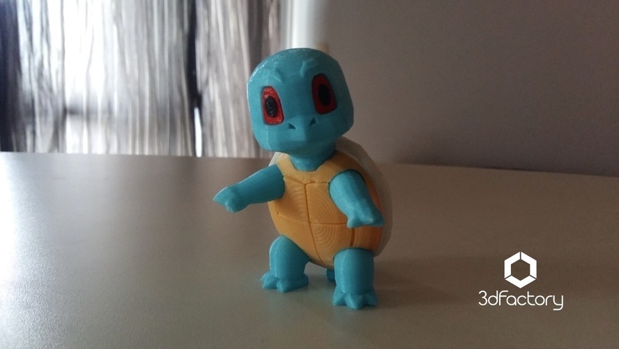 Pokemon Go Squirtle  3dFactory Brasil 3D Print 94320