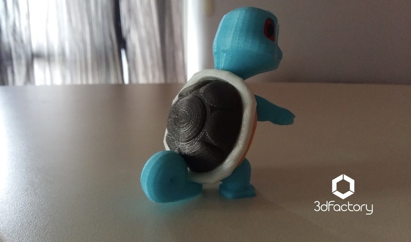 Pokemon Go Squirtle  3dFactory Brasil 3D Print 94322