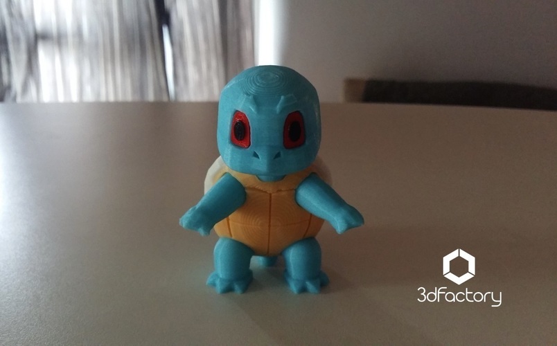 Pokemon Go Squirtle  3dFactory Brasil 3D Print 94323