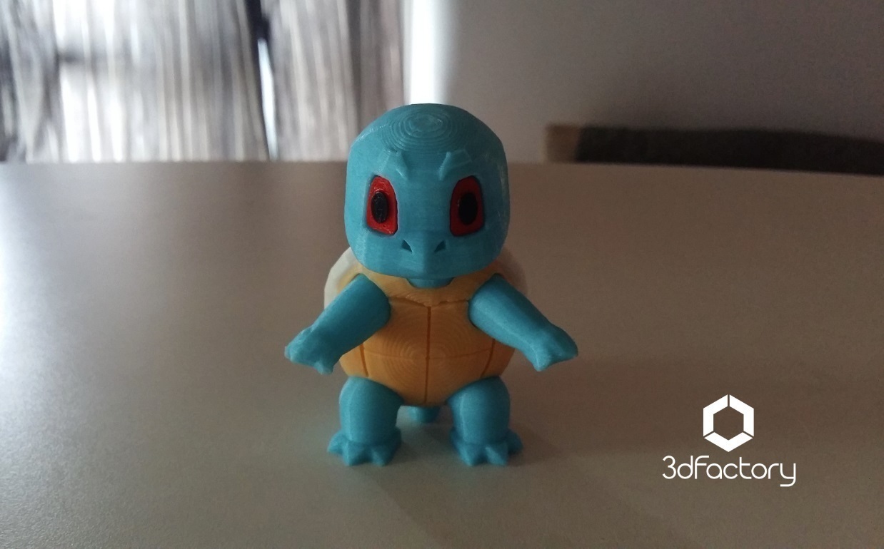 Artist creates 3D Squirtle from Pokemon Go - Buy, Sell or Upload Video  Content with Newsflare