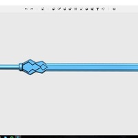 Small Absolute sword - sword art online 3D Printing 94324