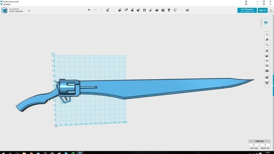 Revolver (gunblade) - Final fantasy VIII 3D Print 94328