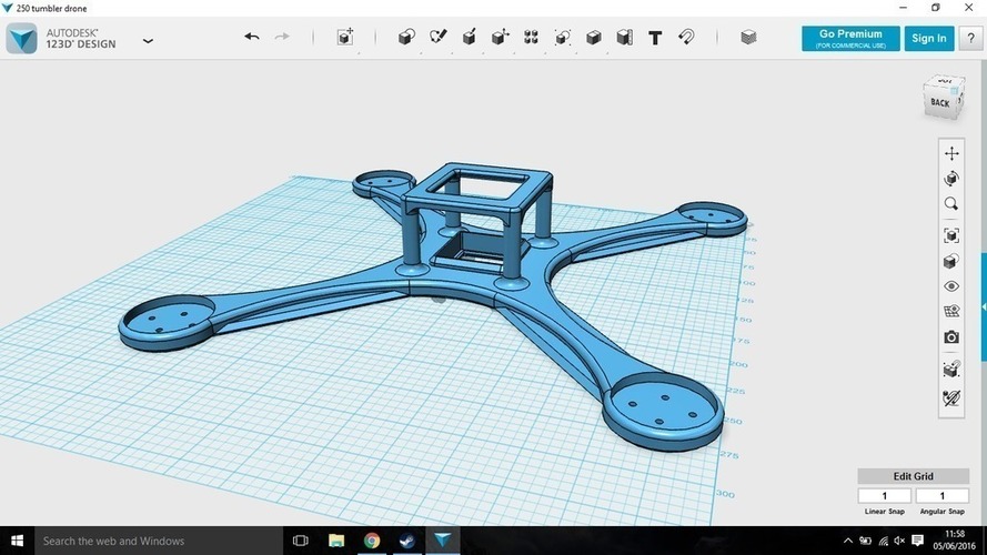 250 crash and bash drone 3D Print 94332