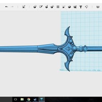 Small Sword art online - Excalibur 3D Printing 94333