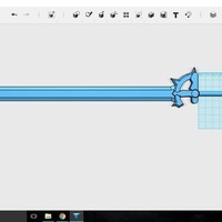 Small sword art online - elucidator 3D Printing 94334