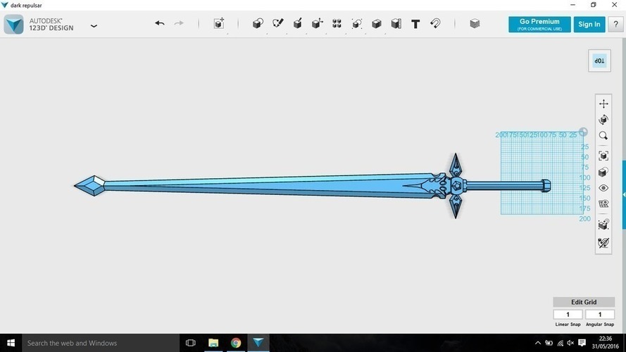 Sword art online - dark repulsar 3D Print 94335