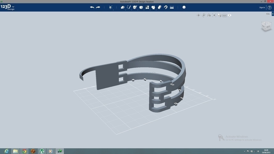 Raspberry Pi headset  3D Print 94337