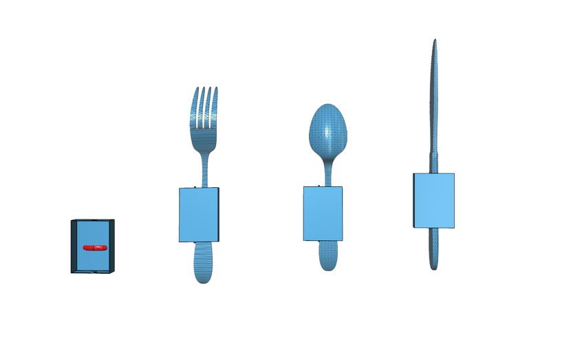 Modular Utensils 3D Print 94347