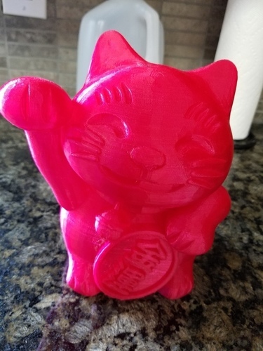maneki-neko -money cat - Big Bank 3D Print 94388