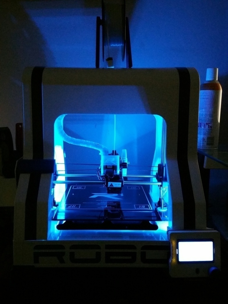 ROBO3D Cable Chain (Install without removing wires) + Stepper Mo