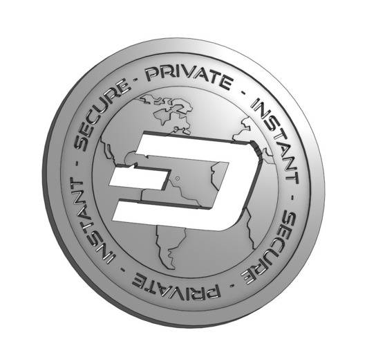 Dash Coin 3D Print 94593