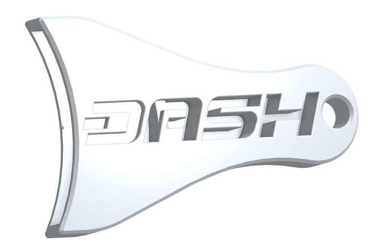 Dash keychain / shopping card coin 3D Print 94597