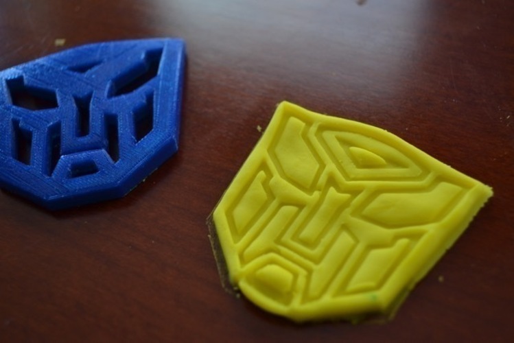Transformers Logo Cutter 3D Print 94637