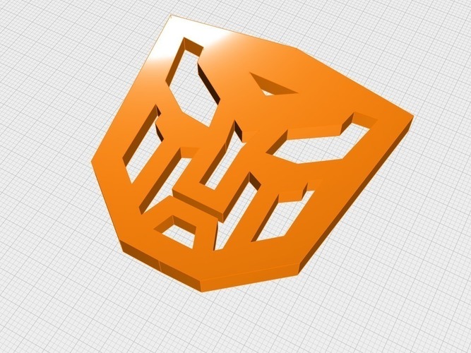 Transformers Logo Cutter 3D Print 94641