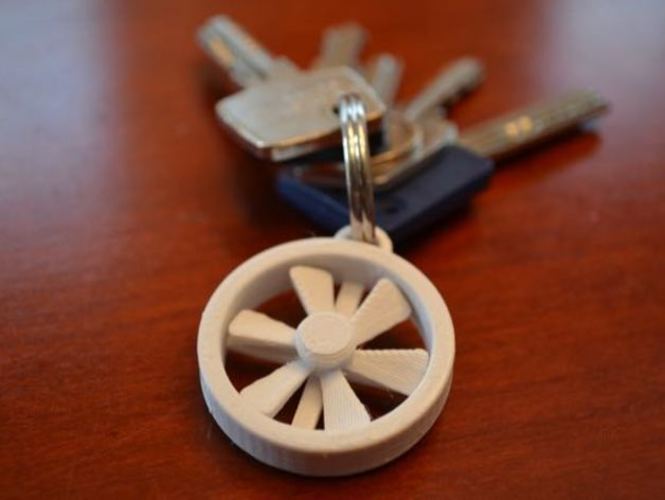 Keychain Propeller 3D Print 94650
