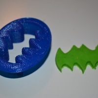 Small Batman Logo Cutter 3D Printing 94653