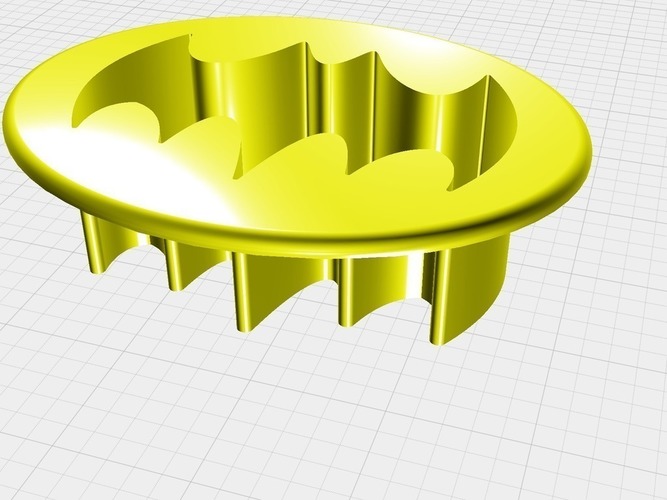 Batman Logo Cutter 3D Print 94655