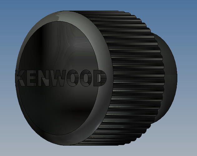 Kenwood Dubble DIN button  3D Print 94657