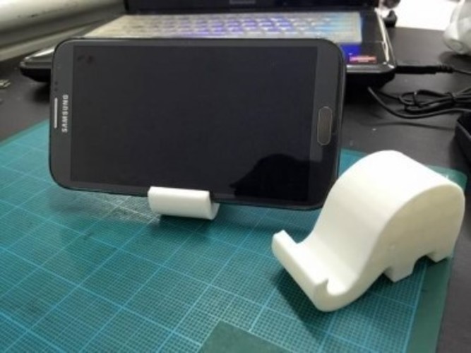 elephant smartphone mount 3D Print 94659